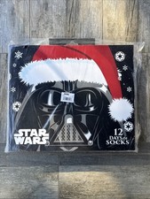 Star Wars 12 Days of Socks Christmas Holiday Gift Box New