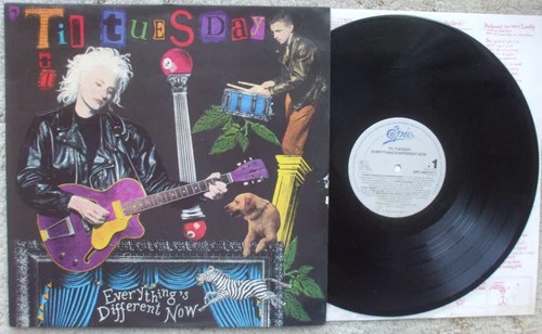Til Tuesday - Everything's Different Now - EX- Vinyl LP - CBS PROMO