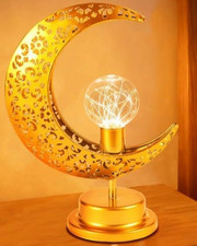 Ramadan Decorations Moon Lamp - Ramadan Lights for Table - Ramadan Decorations f