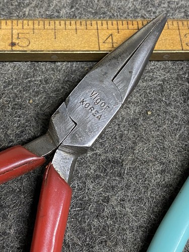 Vintage Peer And Vigor 5” Needle Nose Pliers With Smooth Jaws Jewelers  - Picture 3 of 6