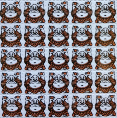 Buddha Symbol Lsd Blotter Art Sheet 100 Tabs w/Extras(Read Description)