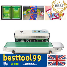 FR 900 Continuous Sealer Horizontal Constant Heat Plastic Bag Sealing Machine UK