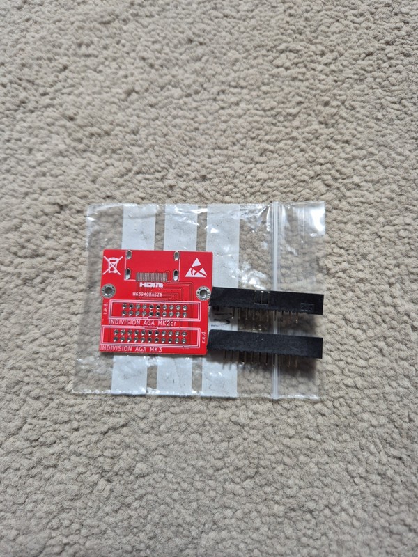 Amiga 1200 CD32 Indivision AGA MK2/3 RF Modual PCB Unsoldered No HDMI