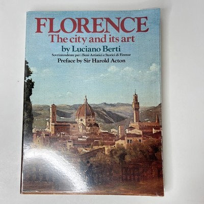 Vintage Florence Italy Souvenir Guide Book with map 1979 - Luciano Berti