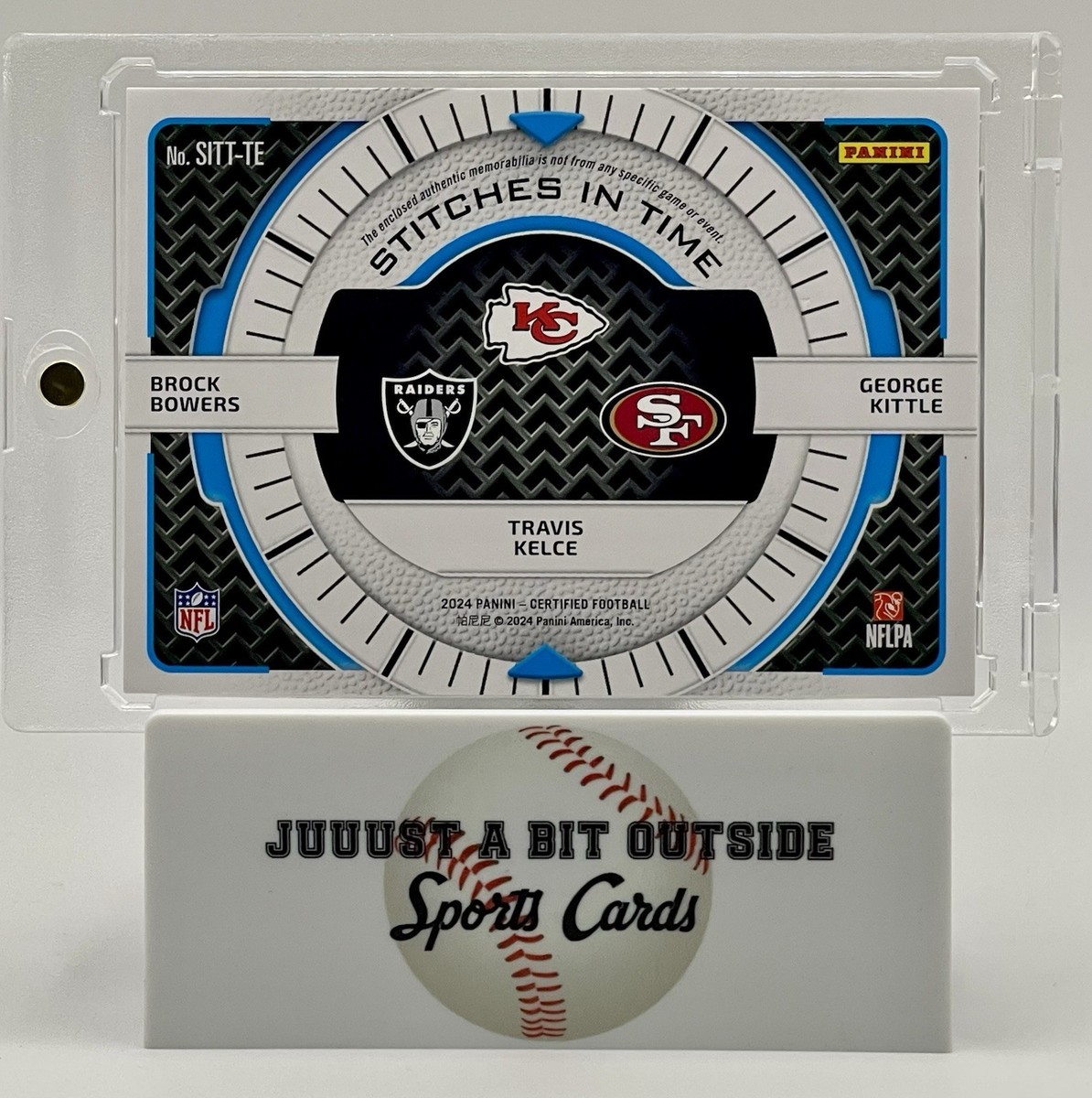 2024 Panini Certified - Stitches in Time Triple Travis Kelce