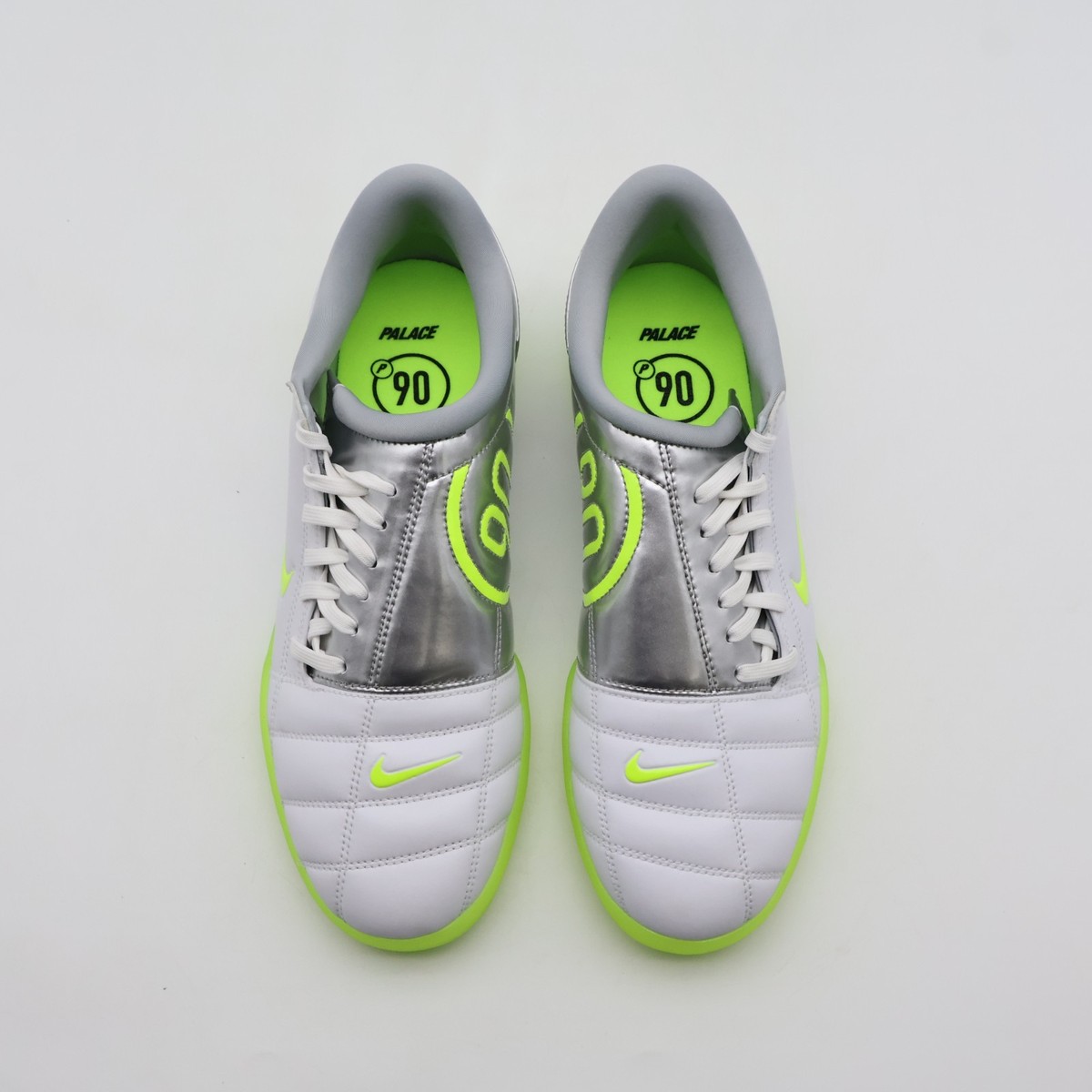 IM1381-100 PALACE x Nike Total 90 3 White Volt Metallic Silver