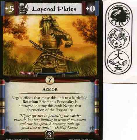 Layered Plates Ungraded L5R: Glory of the Empire