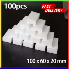 100PCS Melamine Foam Cleaning Sponge Magic Home Kitchen Dish Cookware Eraser New