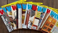 Lot of 11 WOOD Magazine Issues 2016-2019 Woodworking DIY Plans Table Saw CNC
