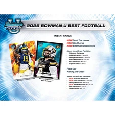2025 Bowman U University Best Football Hobby PACK (1 AUTO ON AVG)