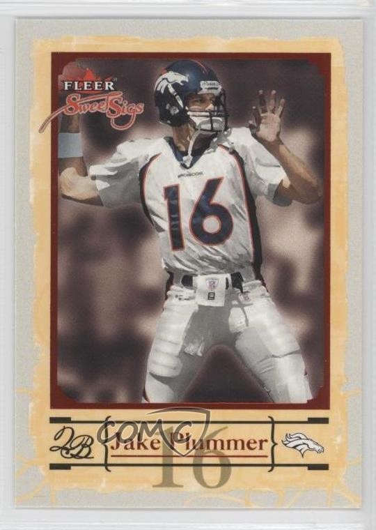 2004 Fleer Sweet Sigs Jake Plummer #7 i9x