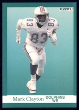 1991 Fleer - Mark Clayton #118