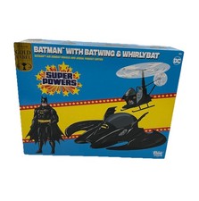 MCFARLANE Whirlybat Copter Batman Figure Batwing DC Super Powers Vehicle Gold