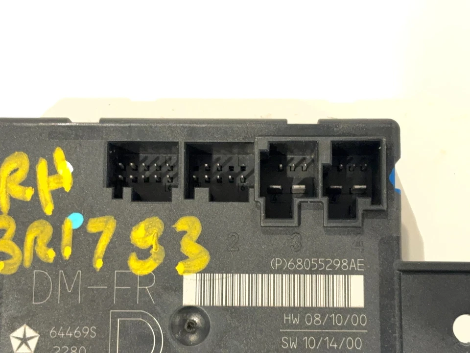 Módulo de puerta lateral para pasajero, Ram 1500 2500 3500 2010-2012, derecha 68055298ae Foto 2 de 4