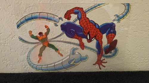 MARVEL SPIDER-MAN + DOCTOR OCTOPUS ANIMATION CELL NM VINTAGE Combine Shipping!