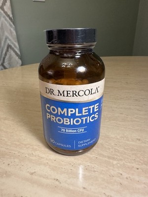 Dr Mercola Complete Probiotics 70 Billion CFU Gut Health Support 90 Ct Exp 12/26