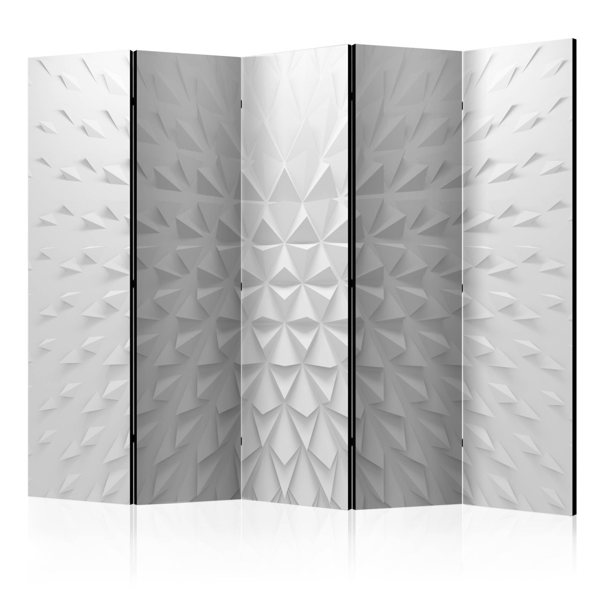 Paravent 5 volets Fortress of Illusion 172x225cm en toile de bois