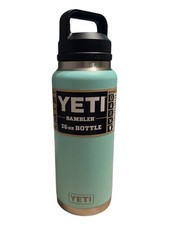 YETI RAMBLER 36 oz INSULATED BOTTLE w/ Chug Cap  SEAFOAM GREEN - Brand New