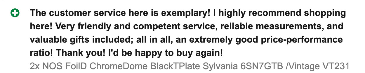 2x Matched Philips⊿ Amperex 6DJ8 ECC88 /BugleBoy+Mullard Logos /Grail 1960sAudio