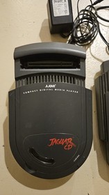 NOT TESTED *AS IS* Atari Jaguar Console & CD Attachment Controllers etc.