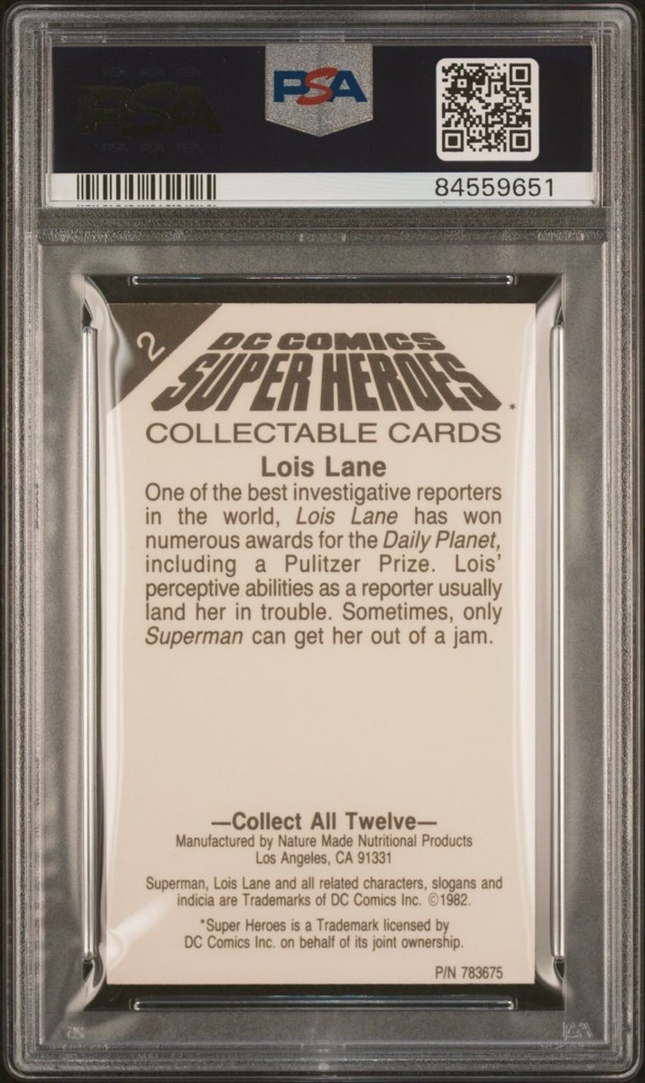 1982 NATURE MADE DC COMICS LOIS LANE #2 PSA 7 SUPERMAN | eBay
