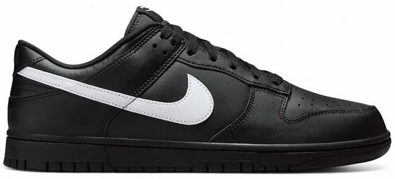 Nike Dunk Low Black White Swoosh for Sale | Authenticity