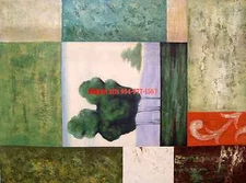 36x48"(92x122cm)100% Hand Painted Oil Flat,Abstract,Contemporary,Modern Style