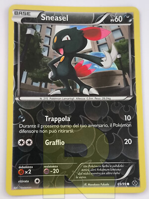 Sneasel  Future Fates 69/99  Reverse Holo Foil  Pokemon  Deutsch  EX