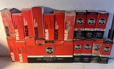 Lot 21 Vintage Vacuum Tubes RCA Radiotron Electron Original Boxes Not Tested