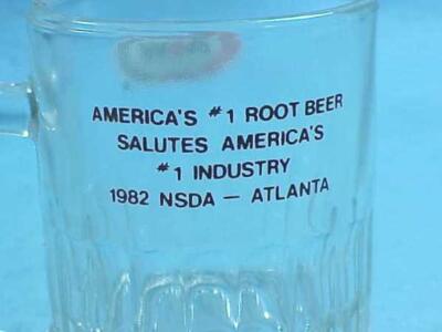 A & W Root Beer Mini-mug   - 6a NSDA 1982