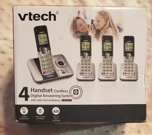 VTech CS6529-4 DECT 6.0 Phone Answering with Caller ID/ 4 Cordless