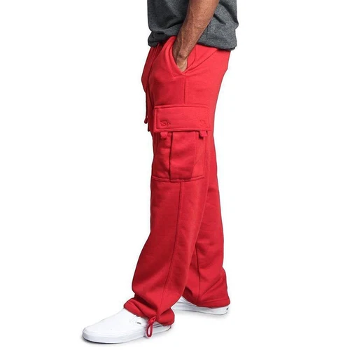 G-Style USA Men's Jogger Heavy Weight Fleece Cargo Pocket Sweat Pants - Imagen 19 de 28