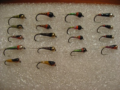 Assortiment de 24 mouches à truite pour la pêche à la mouche
