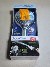 AquaCare Antimicrobial as Seen on TV Handheld Shower Head Stainless Steel