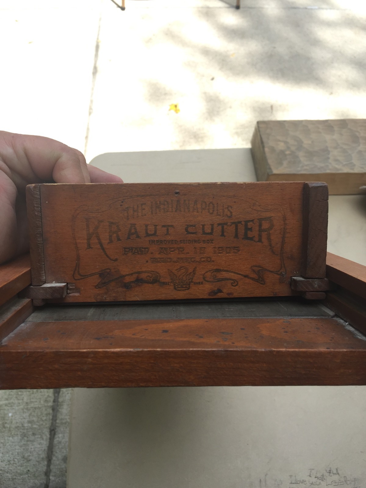 Vintage Indianapolis Kraut Cutter With Original Lid eBay