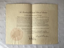 President Dwight Eisenhower Appointment Of Lewis R. Townsend, 1955