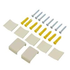 Legrand Wiremold NM910 Non-Metallic PVC Raceway Accessory Set, Ivory