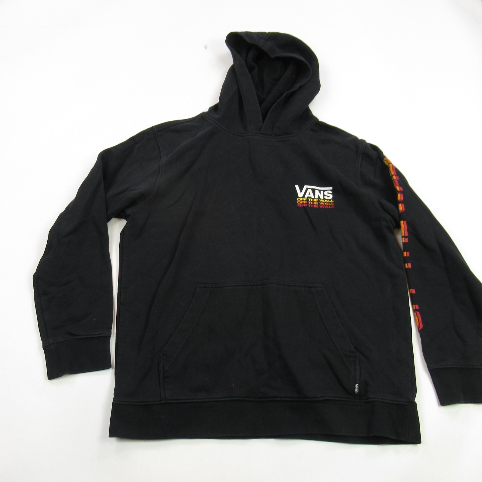 Vans Hoodie Mens Extra Large Black Long Sleeve Hood P… Gem