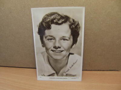 Freddie Bartholomäus - Echtfoto Postkarte 30er Jahre