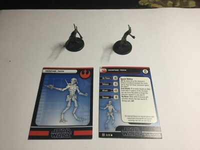 2 x Verpine Tech Star Wars Miniature with stat card | eBay Australia