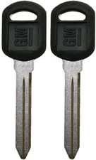 2(Pair) NEW GM Logo Key - OEM - Made In USA - FAST & FREE SHIPPING - GM LOGO KEY