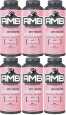 Lady Anti Monkey Butt AMB 8 Oz Anti Friction Calomine Body Powder - Pack of 6