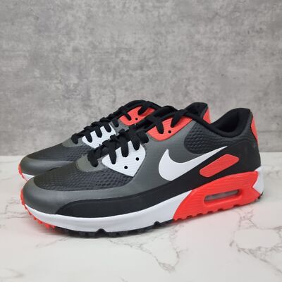 Nike Air Max 90 Golf Iron Grey Infra Red 23 Golf Waterproof