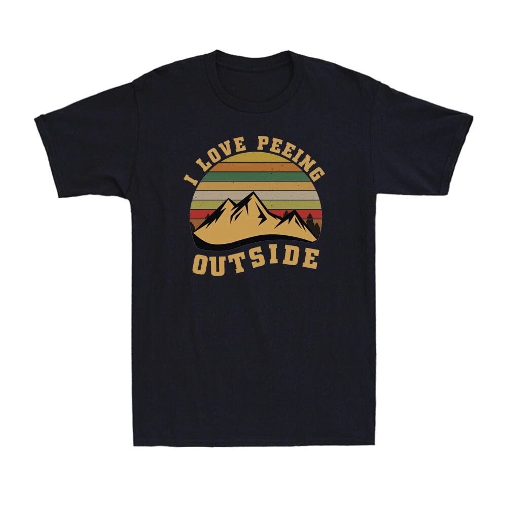 I Love Peeing Outside Funny Camping Hiking Gift Vintage Men's Cotton T-Shirt
Opens in a new window o