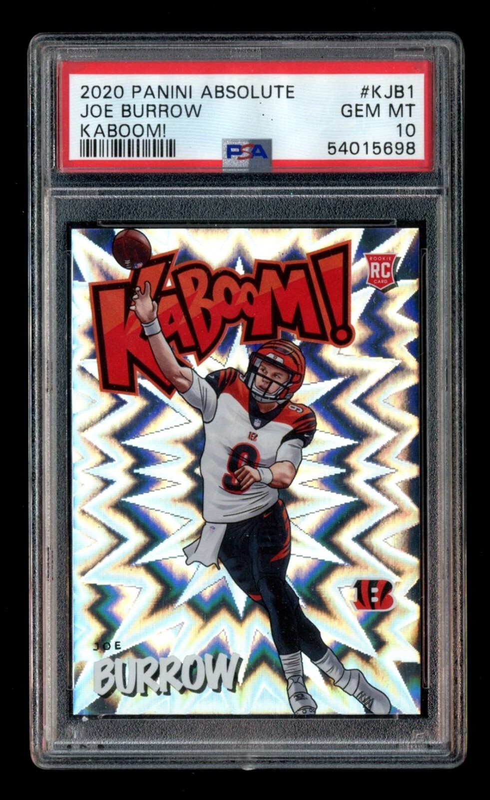 Joe Burrow Panini Absolute Kaboom! #KJB1 Base