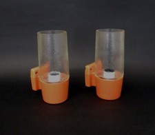 ✅ COPPIA APPLIQUE EPOCA 1960 DESIGN CARRARA & MATTA MOD. AMERICA VINTAGE - 2207