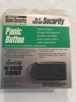 Brinkmann Home Security Panic Button - Wireless - Brand New