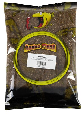 FTM Amino Flash Rösthanf 700 g Fishing Tackle Max Hanf geröstet Köder Rotauge