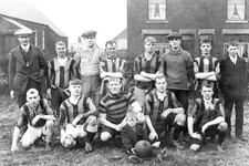 kvv-11 Unidentified Football Team, Farnworth, Bolton, Lancashire. Photo