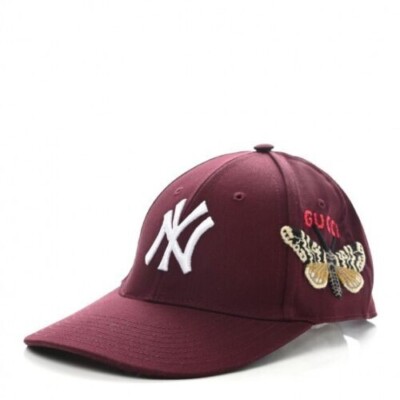 Gucci 538565 kappe Baseball Cap With Butterfly Gr. 57-61 Unisex